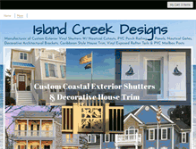 Tablet Screenshot of islandcreekdesigns.com